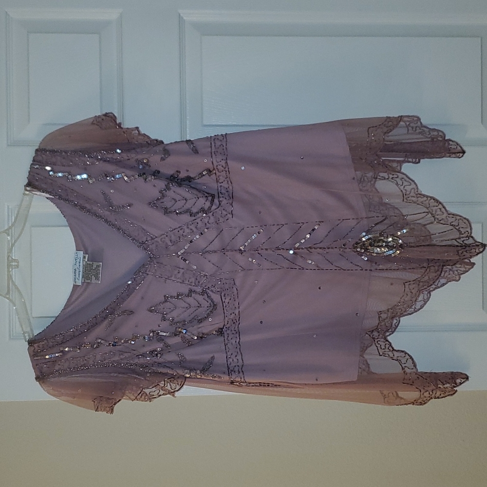 Beautiful beated top pink - Picture 1 of 11